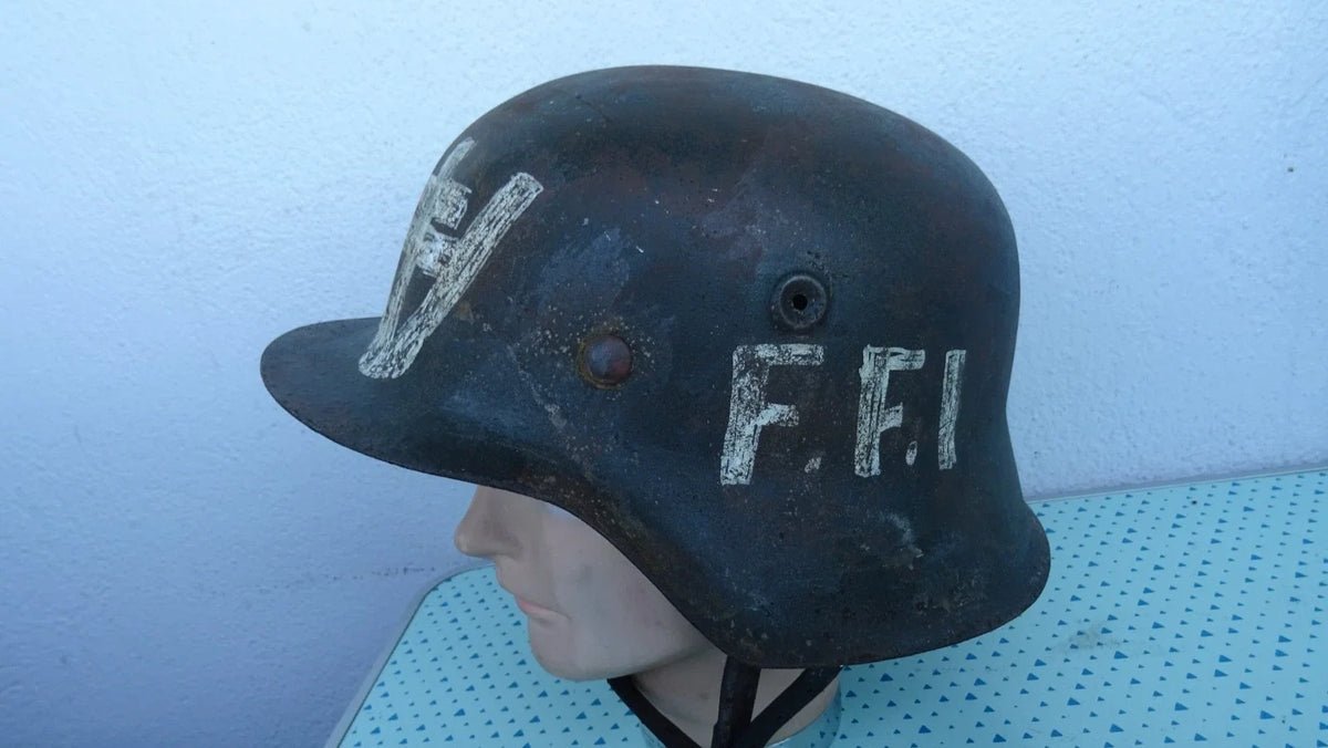 casque FFI (  casque allemand m42  )