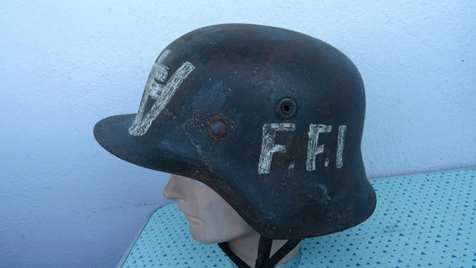 casque FFI (  casque allemand m42  )