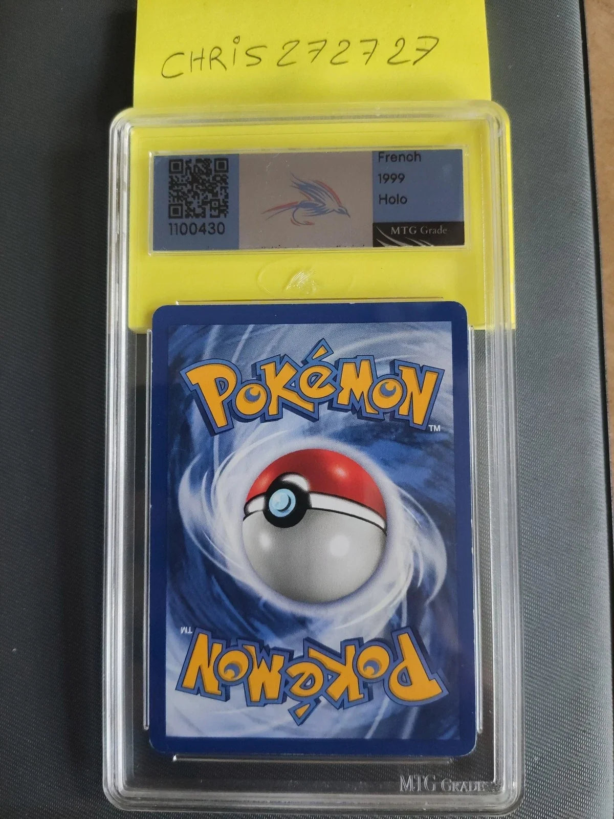 Carte Pokemon Tortank 2/102 Holo Set de base Edition - MTG Grade 6,5