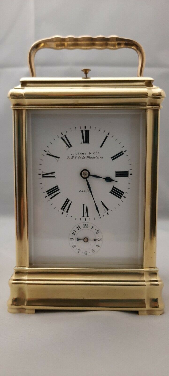 Pendule de voyage d'officier L. LEROY