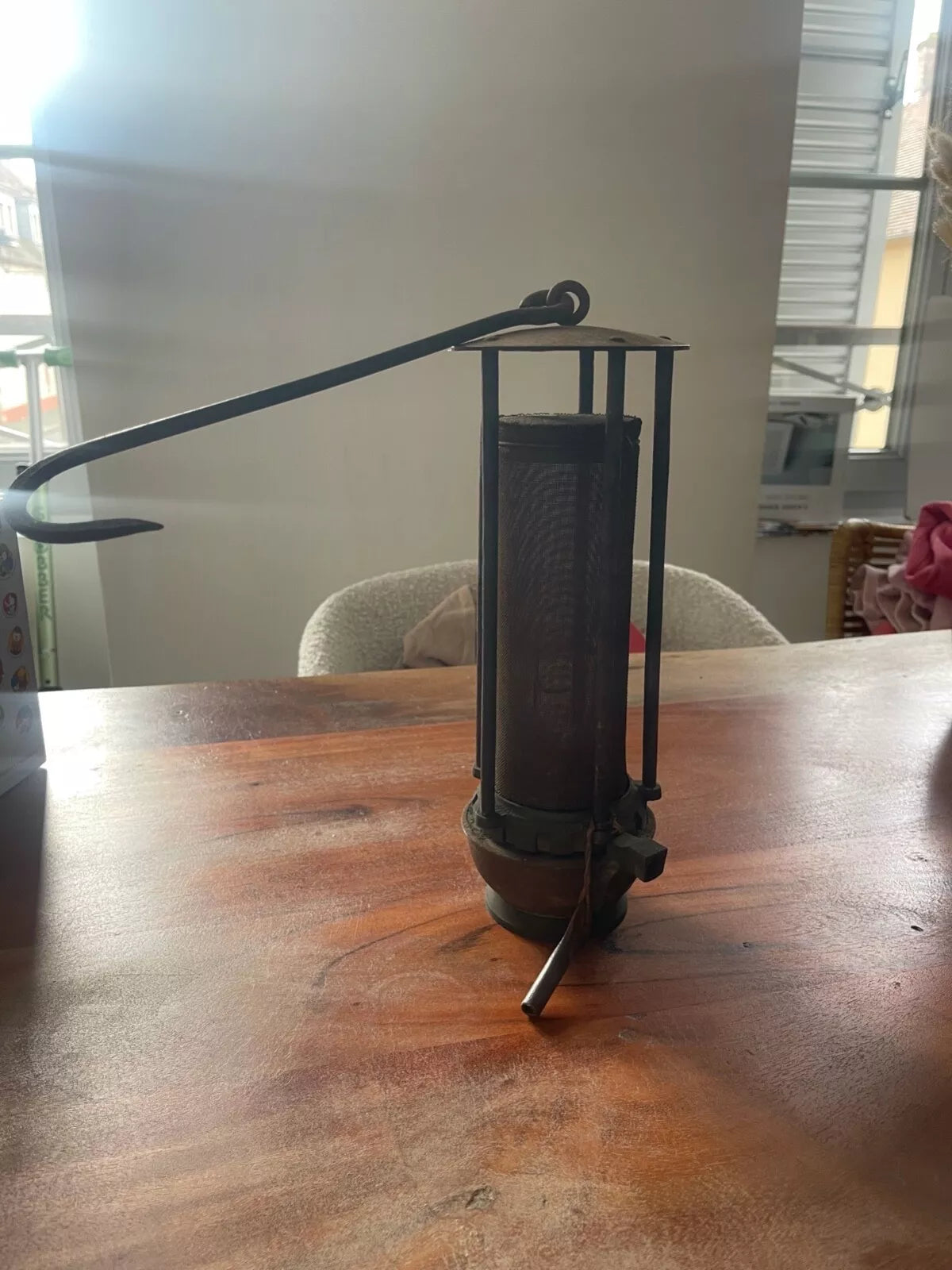 Ancienne lampe de mineur