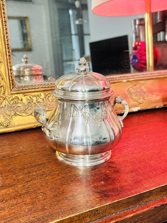 Sucrier Argent Massif 950 - L. Lapar S. De Beguin