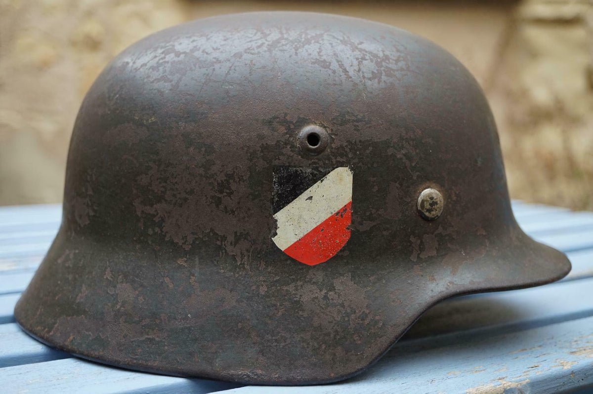 Casque allemand Heer M35 100% original Stahlhelm german helmet ( ww2   )