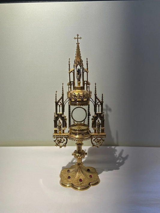 Antique French Gothic Monstrance