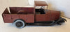 JOUET ANCIEN EN TÔLE ROUGE CAMIONNETTE CITROËN 1930