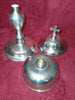 ANCIEN CIBOIRE METAL ARGENTÉ ET COUP EN VERMEIL/XIXème/H.25cm,DIAM.COUPE 9,5 cm