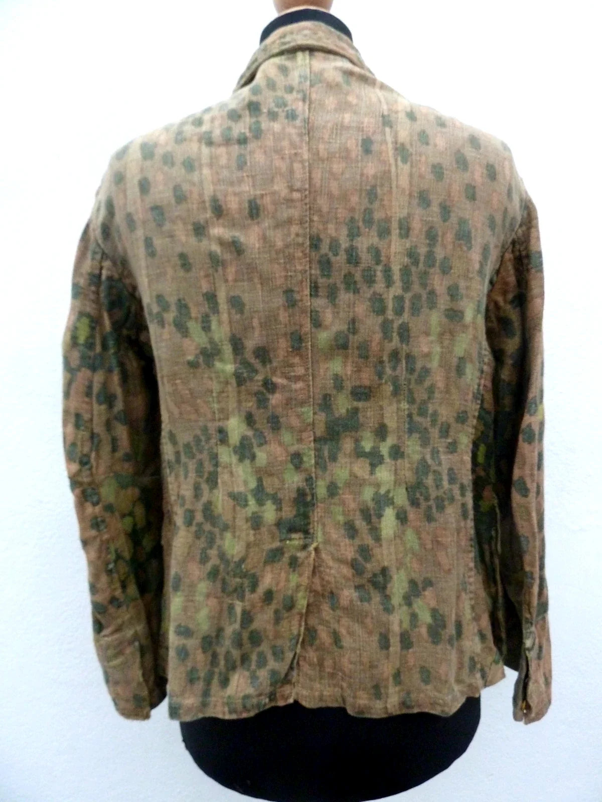 Vareuse allemande WW2 Waffen police camo petit pois 1944 dot peas erbsenmuster
