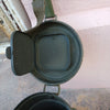 Boite masque gaz Allemand ancien camouflage numéro et attribuée ww2