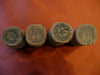 LOT DE 4 ANCIENS MUSELETS CAPSULES DE CHAMPAGNE A ENCOCHES SUR BOUCHON.