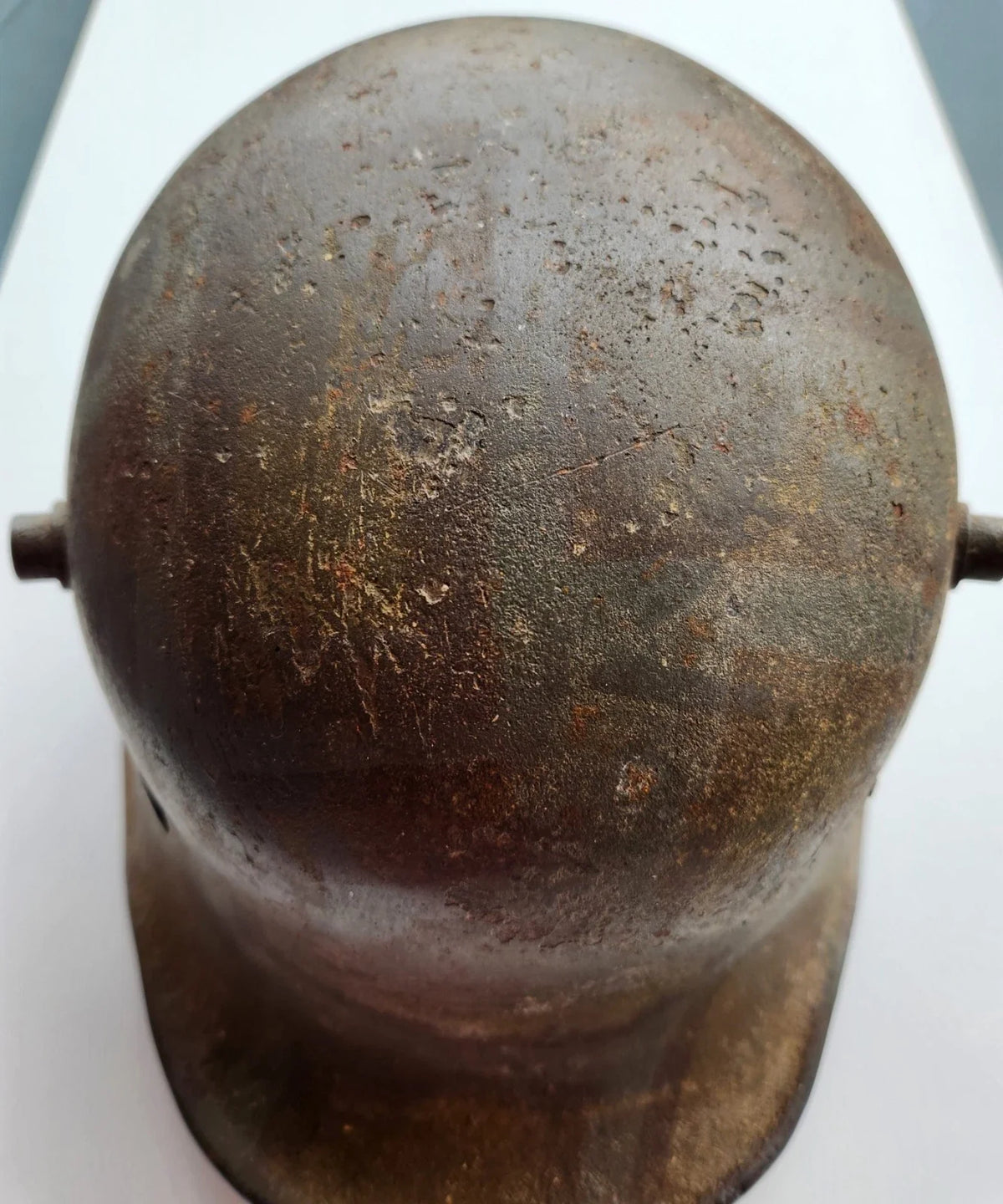 AUTHENTIQUE Casque / helmet Allemand Ww1 / 14-18 Camouflé RARE
