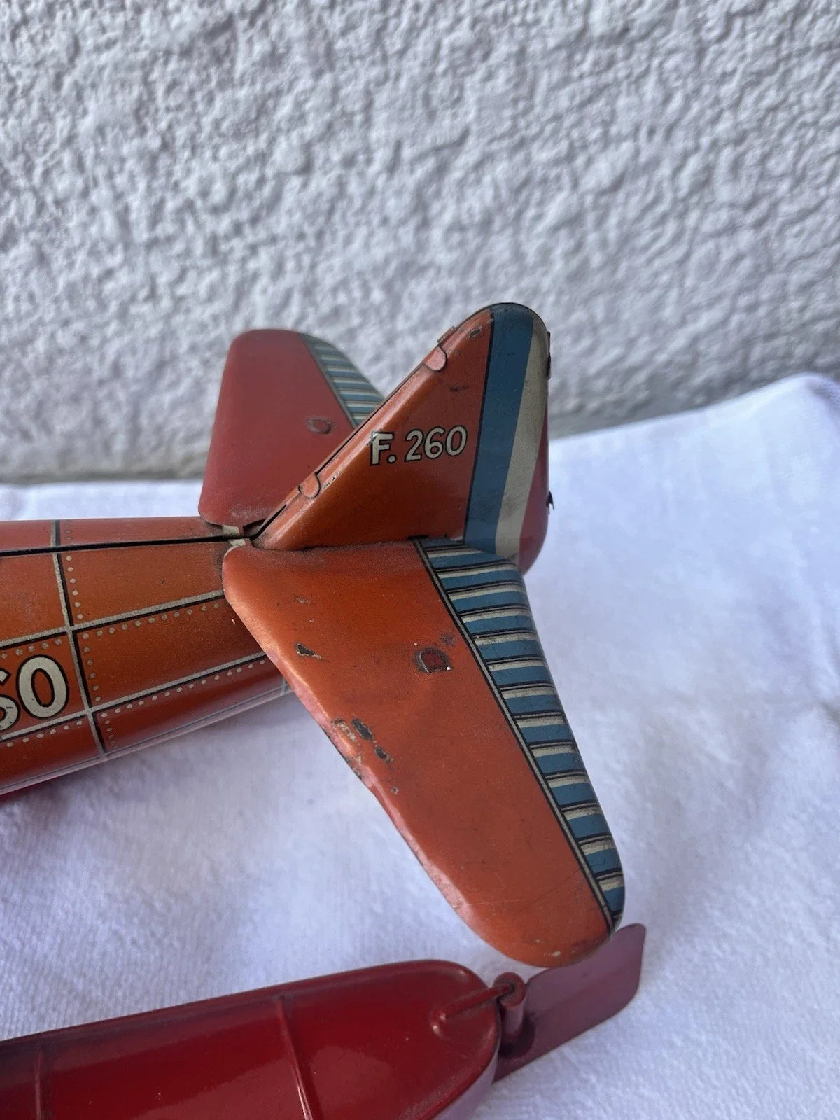 Hydravion jep Rarissime F260 Jouet Ancien En Tôle En Fonction Avec Sa Clé