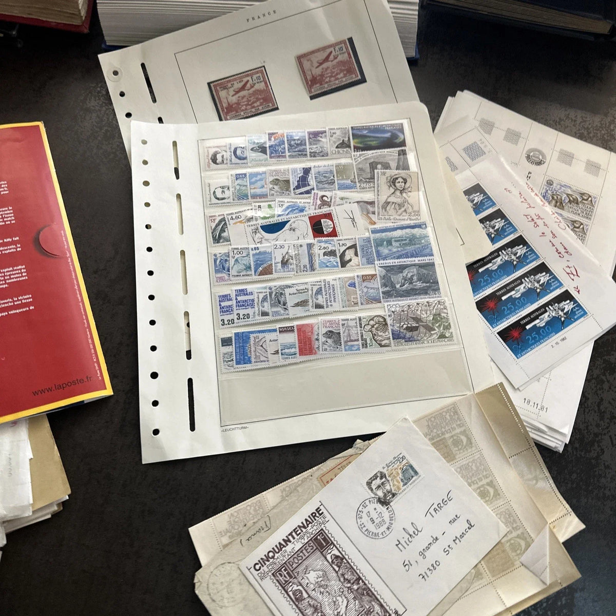 Lot Collection de France , Colonie, Monde Timbres Neuf et oblitérer bonnes valeur