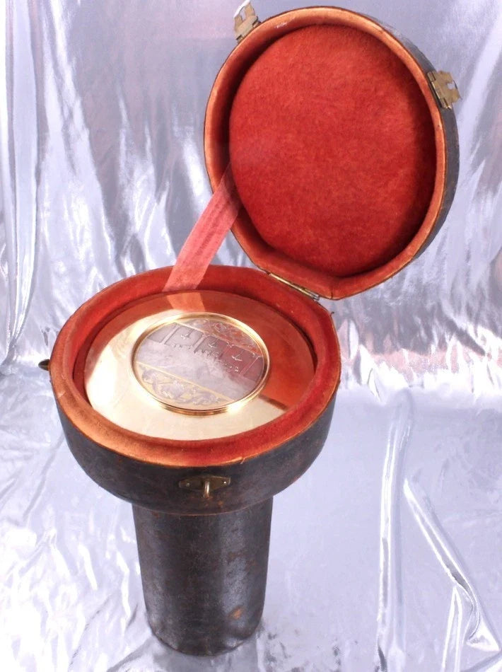 SUPERBE GRAND CALICE AVEC PATENE ARGENT MASSIF VERMEIL 1 COQ FIN XVIII SIECLE