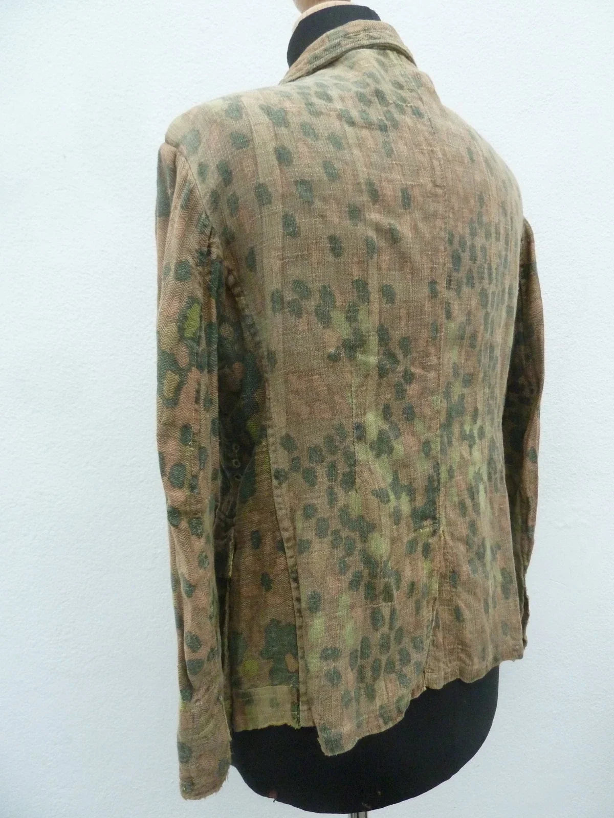 Vareuse allemande WW2 Waffen police camo petit pois 1944 dot peas erbsenmuster