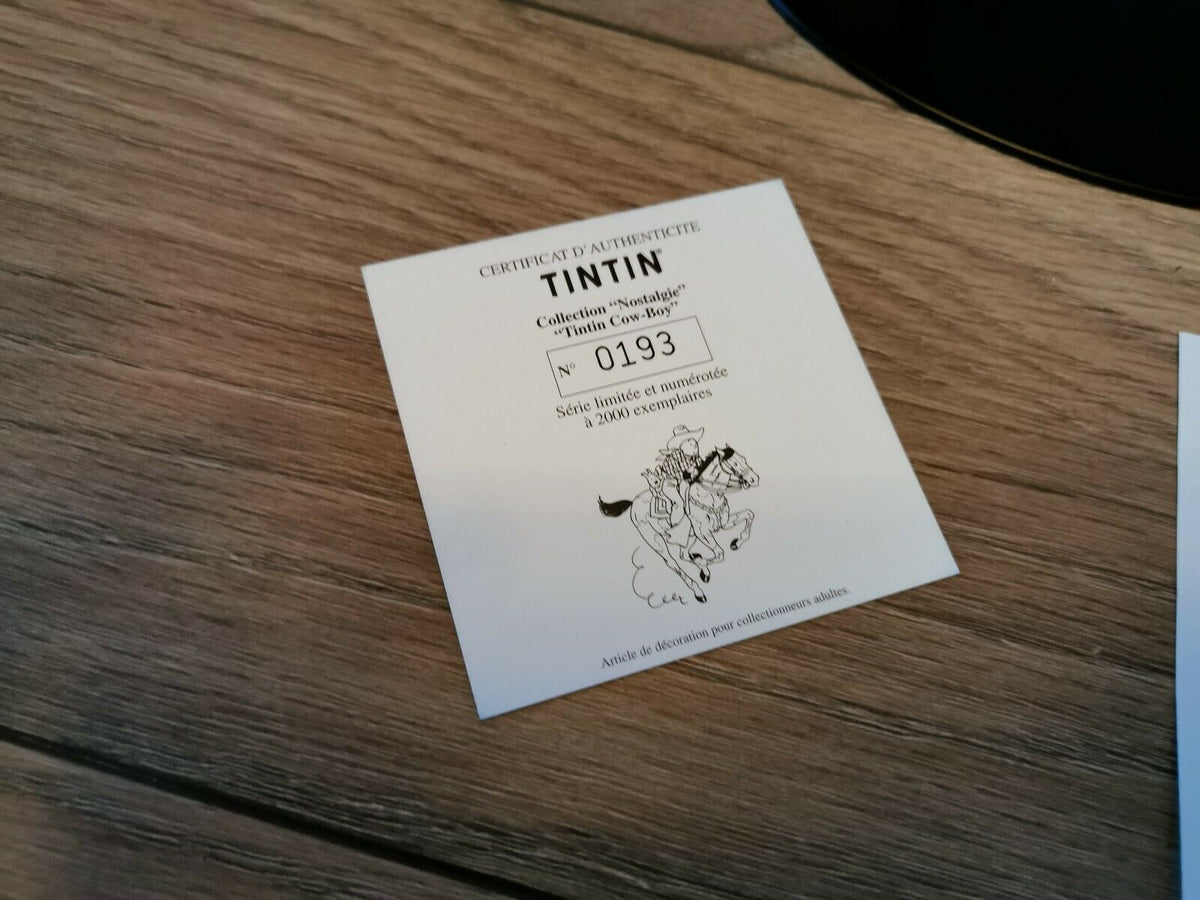 Tintin Cow-boy MOULINSART ref45942 Leblon Delienne Aroutcheff Pixi Hergé