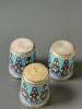 Lot 3 Gobelets En Argent Massif Émaillé Cloisonné Russian Sterling 19 Siècle
