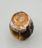 VASE MINIATURE PATE DE VERRE ART NOUVEAU PAYSAGE DE NEIGE SIGNE DAUM NANCY 1900