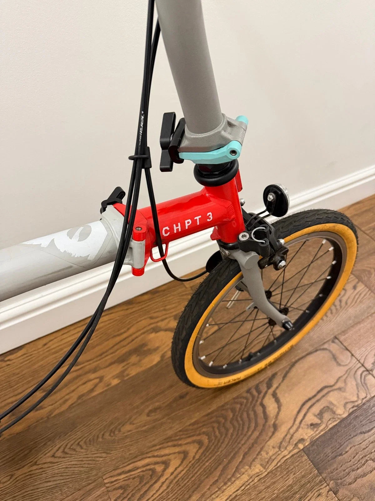 Vélo pliant Brompton x CHPT3 4e édition V4 titane édition limitée Londres Royaume-Uni-