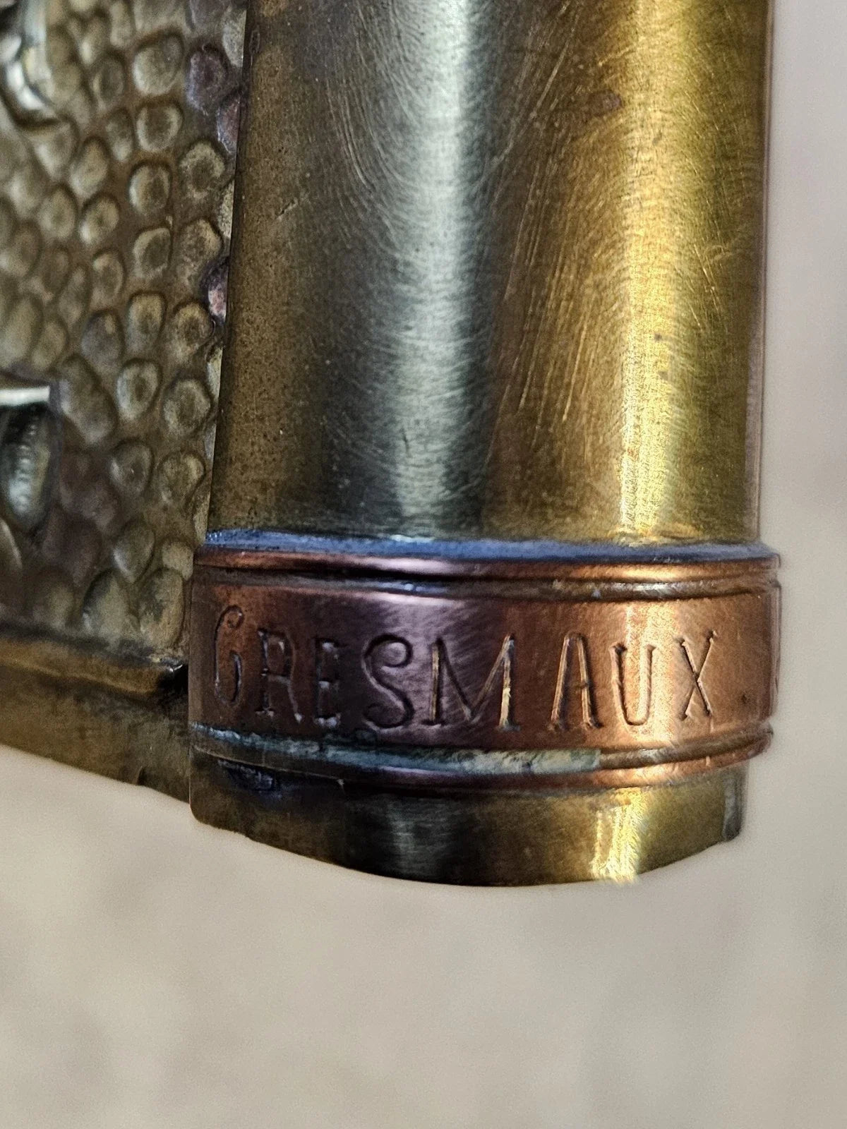Gros Briquet Ww1 60 ème Infanterie 14 /18. Poilu Feuerzeug Lighter RARE