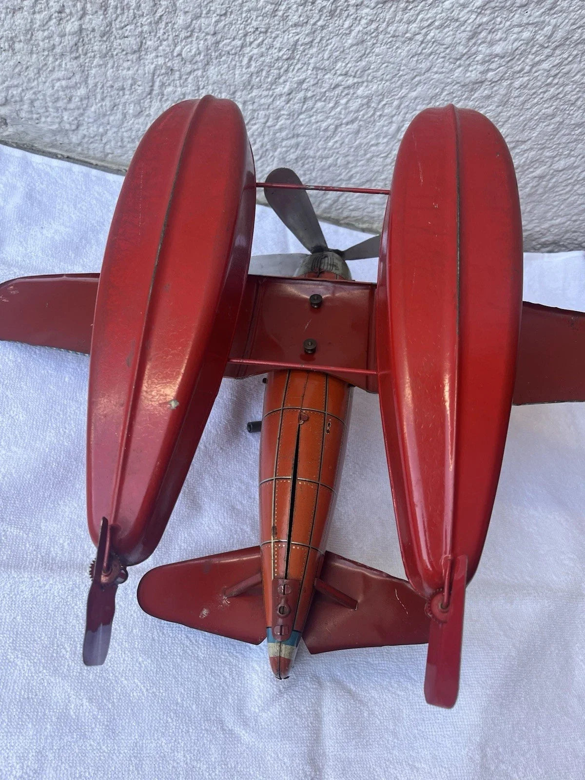Hydravion jep Rarissime F260 Jouet Ancien En Tôle En Fonction Avec Sa Clé