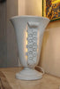 Lampe vasque Art Déco en plâtre, Années 1940