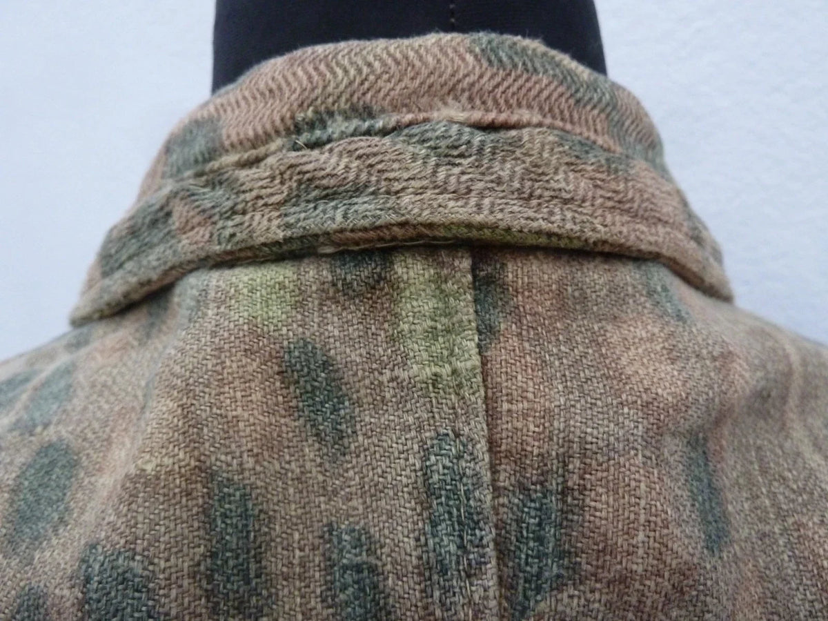 Vareuse allemande WW2 Waffen police camo petit pois 1944 dot peas erbsenmuster