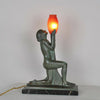 Guerbe / Max le Verrier, Lampe Adoration, Art déco, XXème siècle