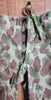Authentique Ensemble HBT US veste + pant. réversible camouflé USMC Armée française Indochine