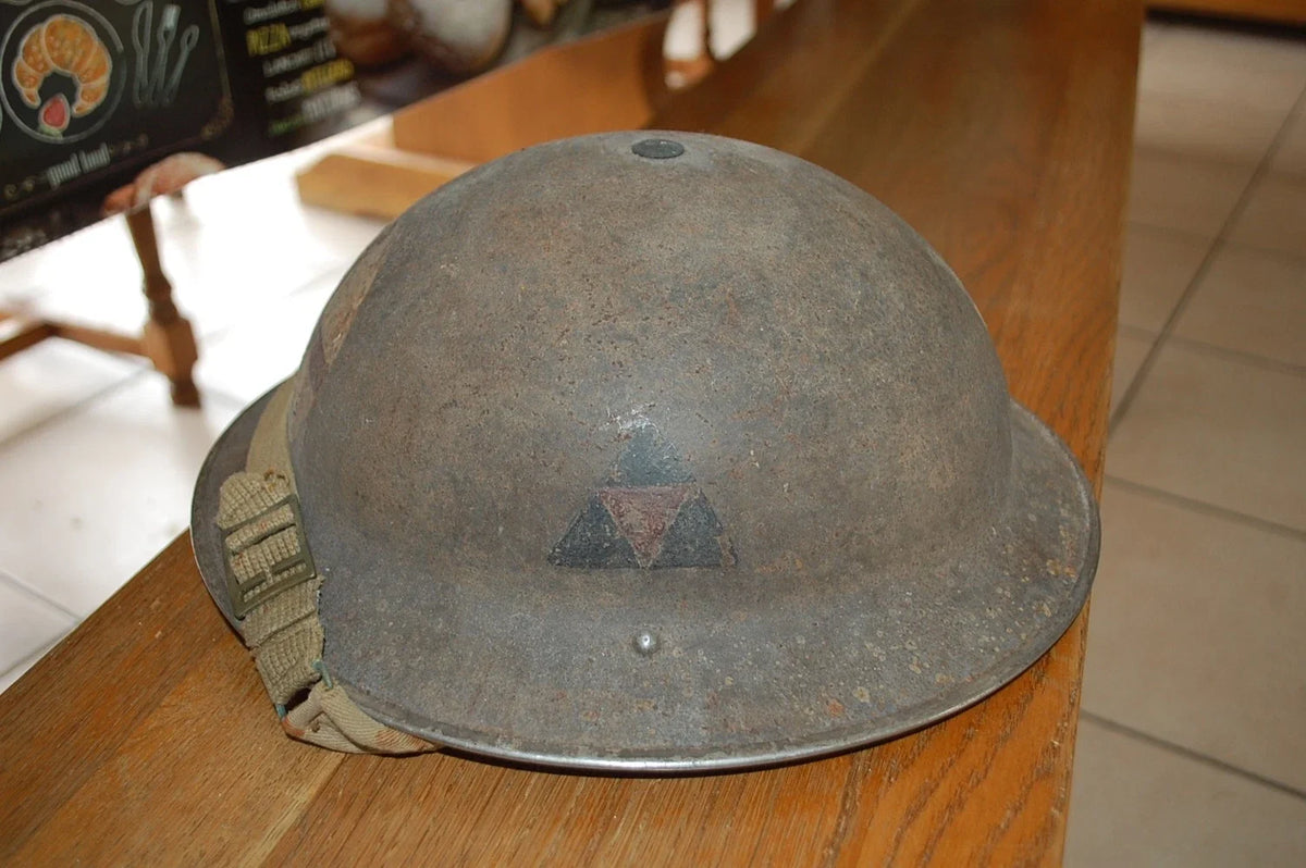 Authentique british helmet casque d'infirmer anglais 2 guerre ( 1938 )
