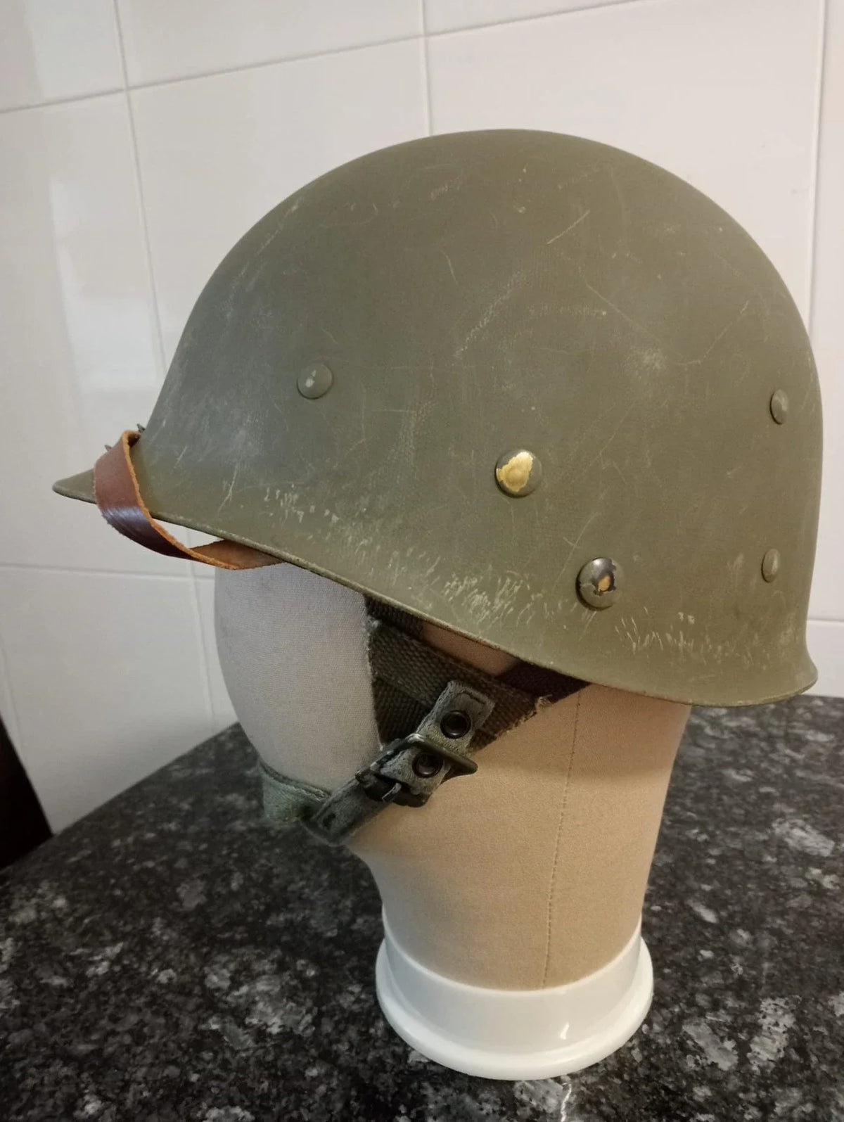 LINER CAPAC ORIGINAL POUR CASQUE PARACHUTISTE TAP US ARMY USM1C TBE INDOCHINE