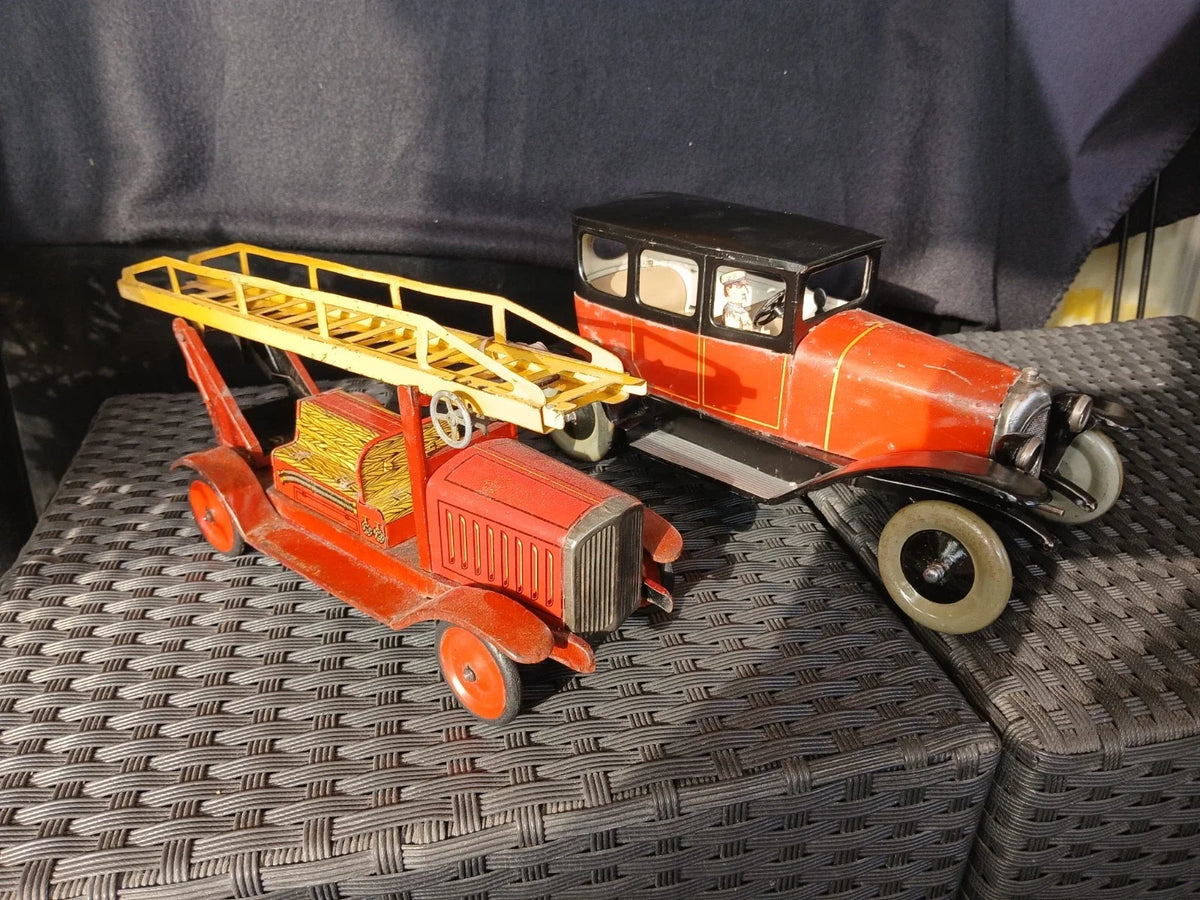 JEP LOT POMPIER ET DELAUNAY BELLEVILLE NO CIJ JRD JOUET CITROEN JOUET ANCIEN
