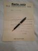 Tres Rare Document Drapeau LVF Legion Volontaires Francais Collaboration