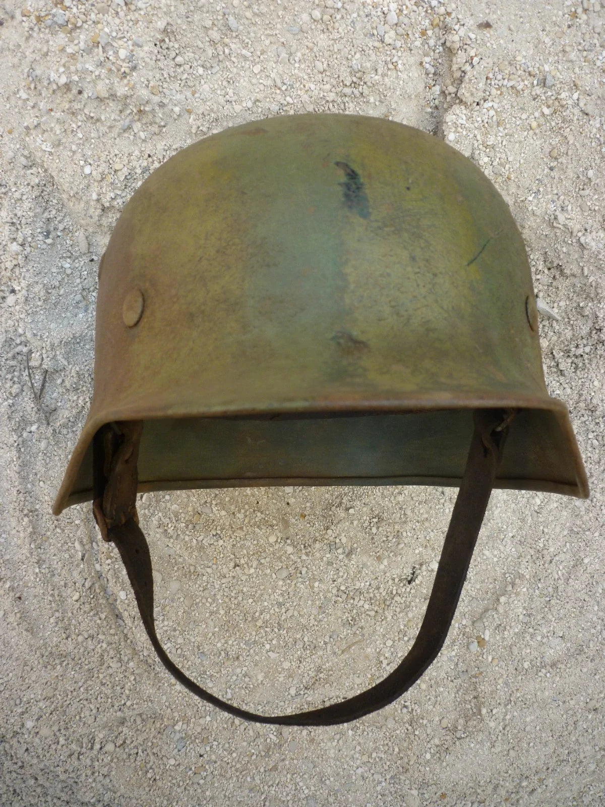 AUTHENTIQUE CASQUE ALLEMAND M35 WW2