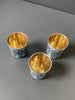 Lot 3 Gobelets En Argent Massif Émaillé Cloisonné Russian Sterling 19 Siècle