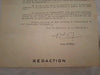 Tres Rare Document Drapeau LVF Legion Volontaires Francais Collaboration
