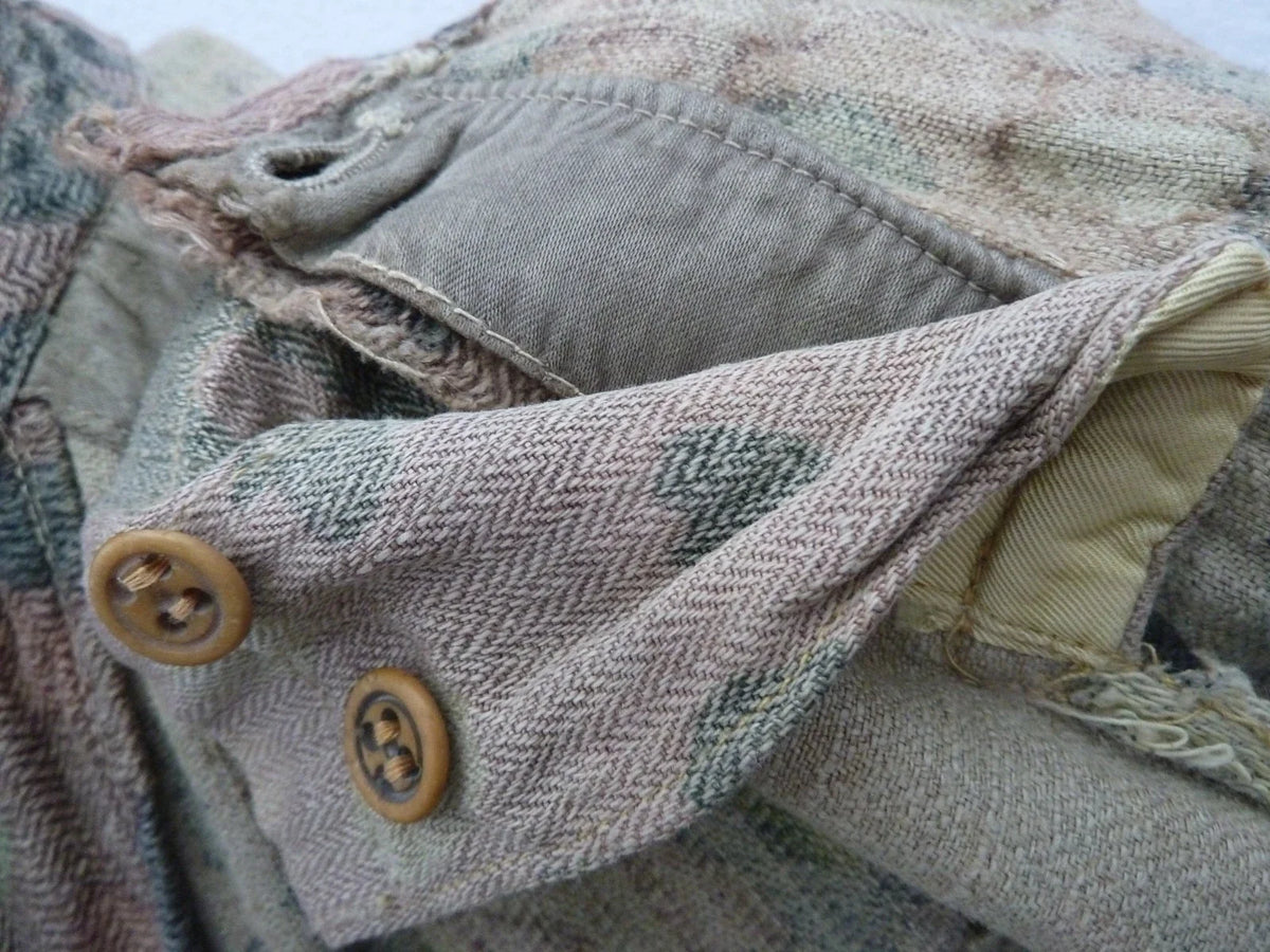 Vareuse allemande WW2 Waffen police camo petit pois 1944 dot peas erbsenmuster