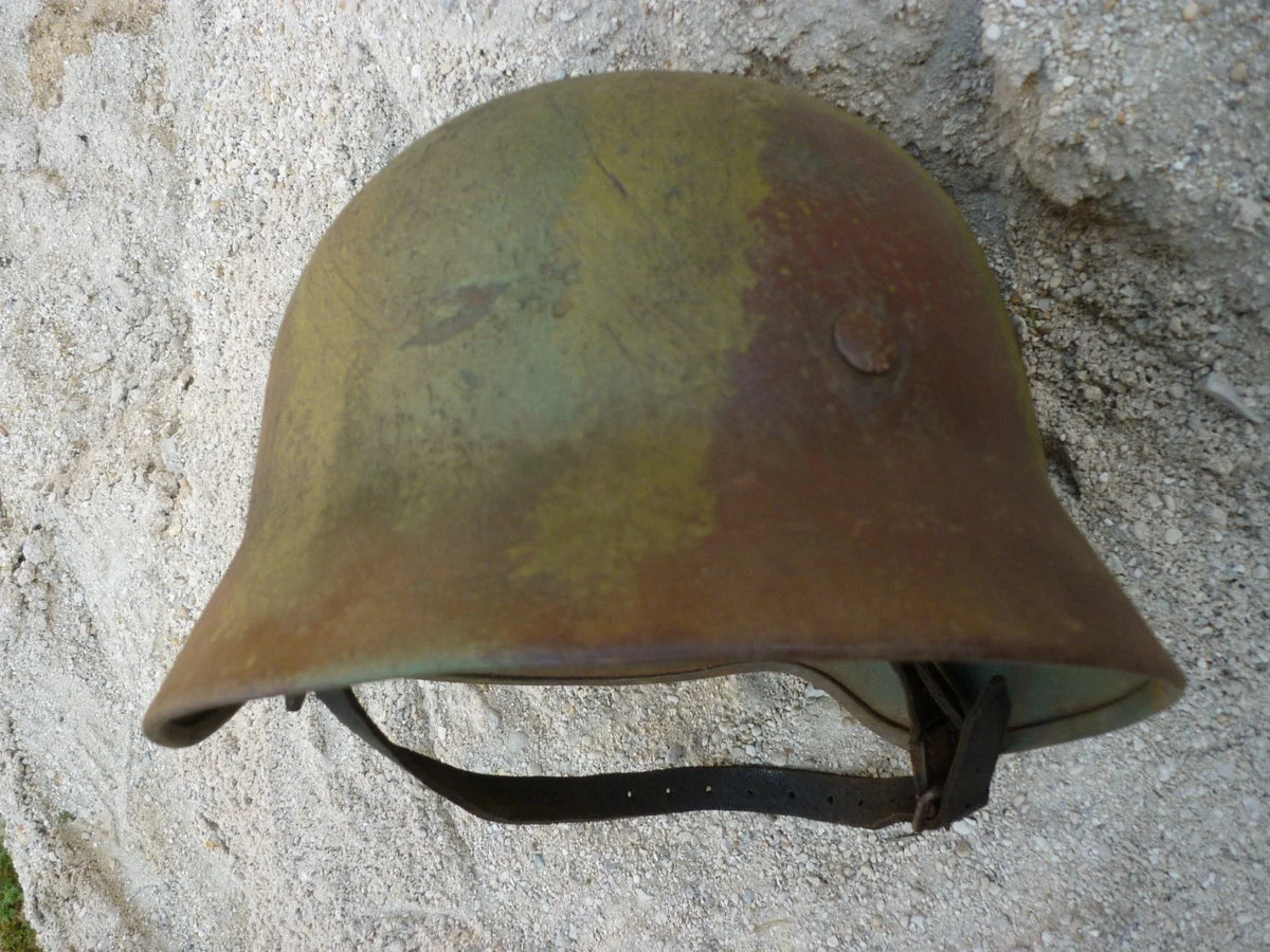 AUTHENTIQUE CASQUE ALLEMAND M35 WW2