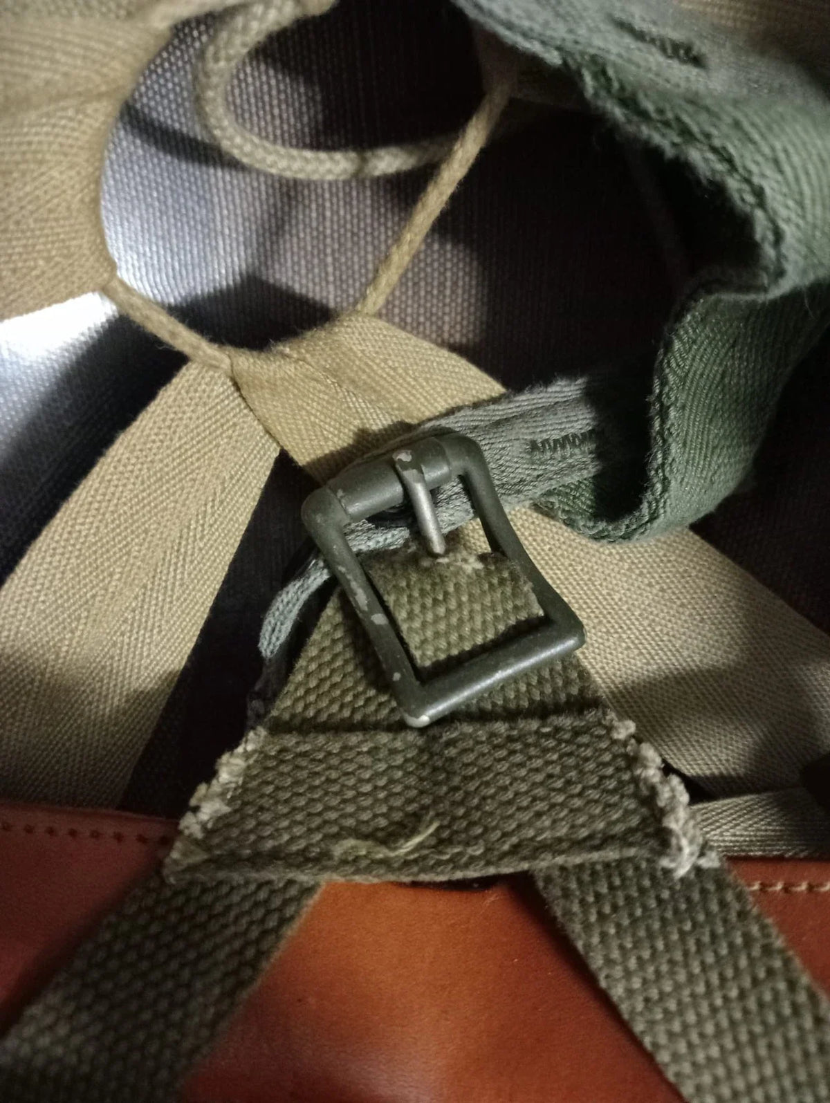 LINER CAPAC ORIGINAL POUR CASQUE PARACHUTISTE TAP US ARMY USM1C TBE INDOCHINE