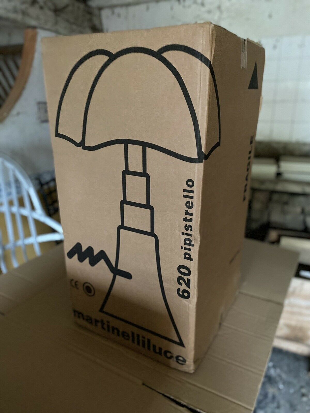 Lampe Pipistrello Martinelli Luce, Grand Modèle Classique, Noire