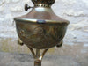 ANCIENNE LAMPE A PETROLE ART NOUVEAU SIGNEE GEORGES LELEU