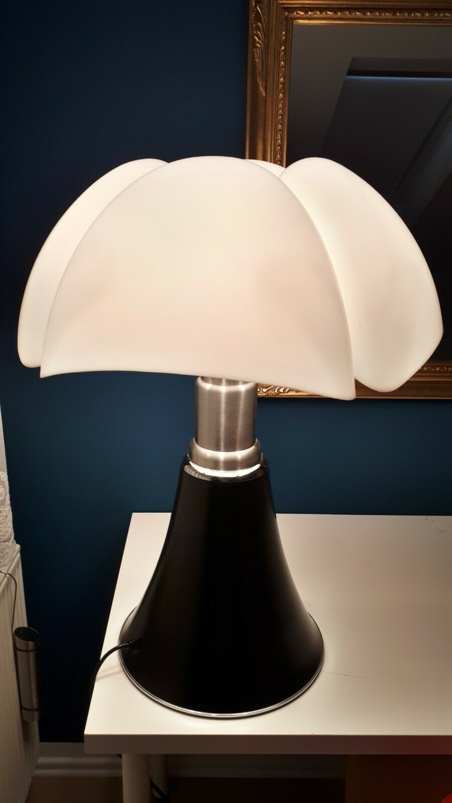 Martinelli Luce-Pipistrello-Gae Aulenti-Lampe de table original noir