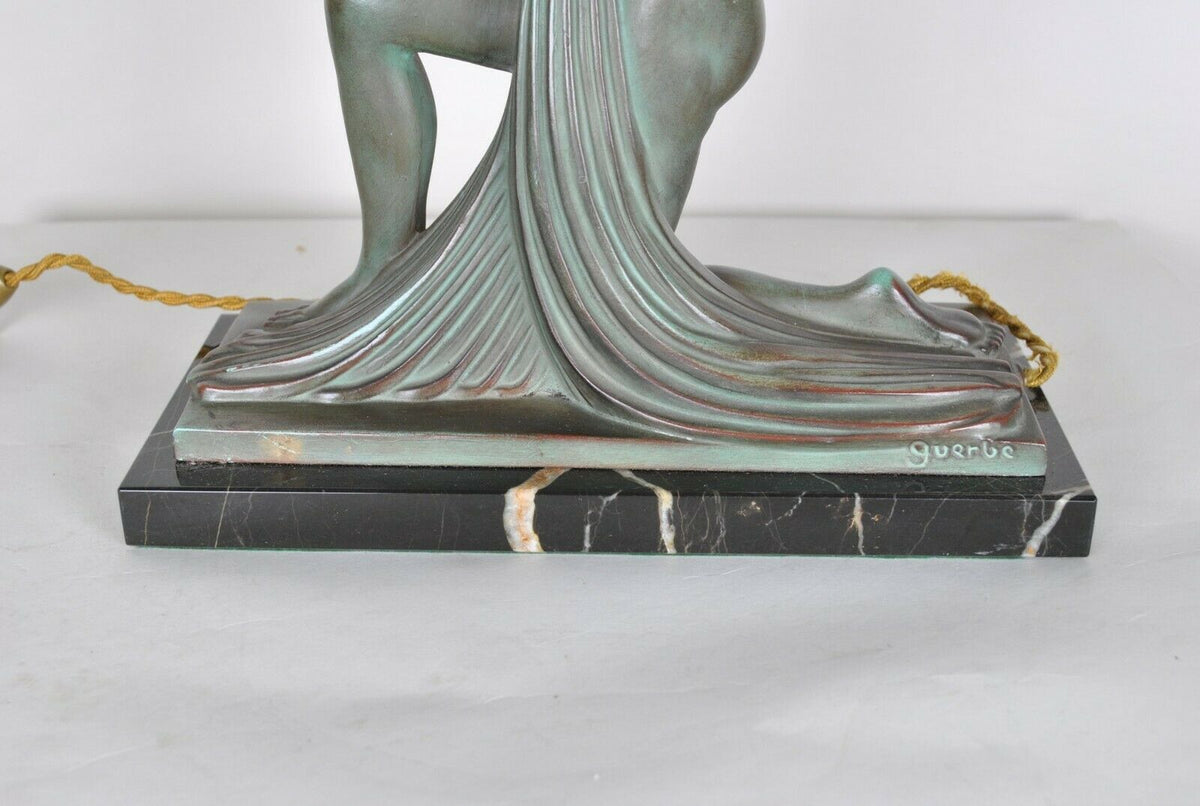 Guerbe / Max le Verrier, Lampe Adoration, Art déco, XXème siècle