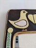 miroir mithé espelt Oiseau Vintage
