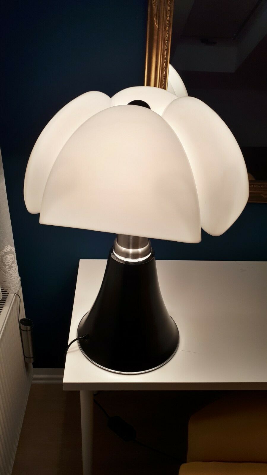 Martinelli Luce-Pipistrello-Gae Aulenti-Lampe de table original noir