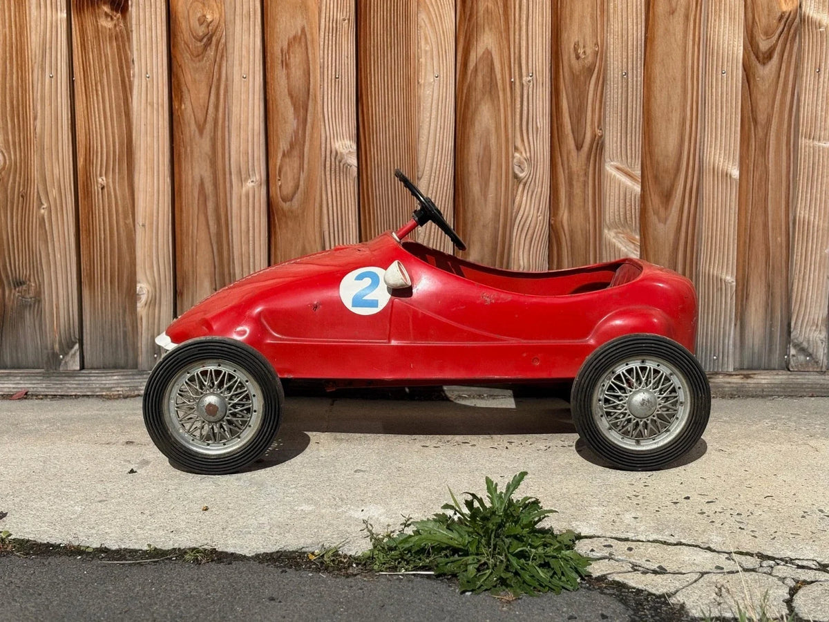 Voiture à pédales vintage Giordani Grand Prix n°2 – années 1960 – Made in Italy