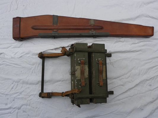 Rare ensemble porte étui usa army FM BAR et caisses américain us wwii ww2