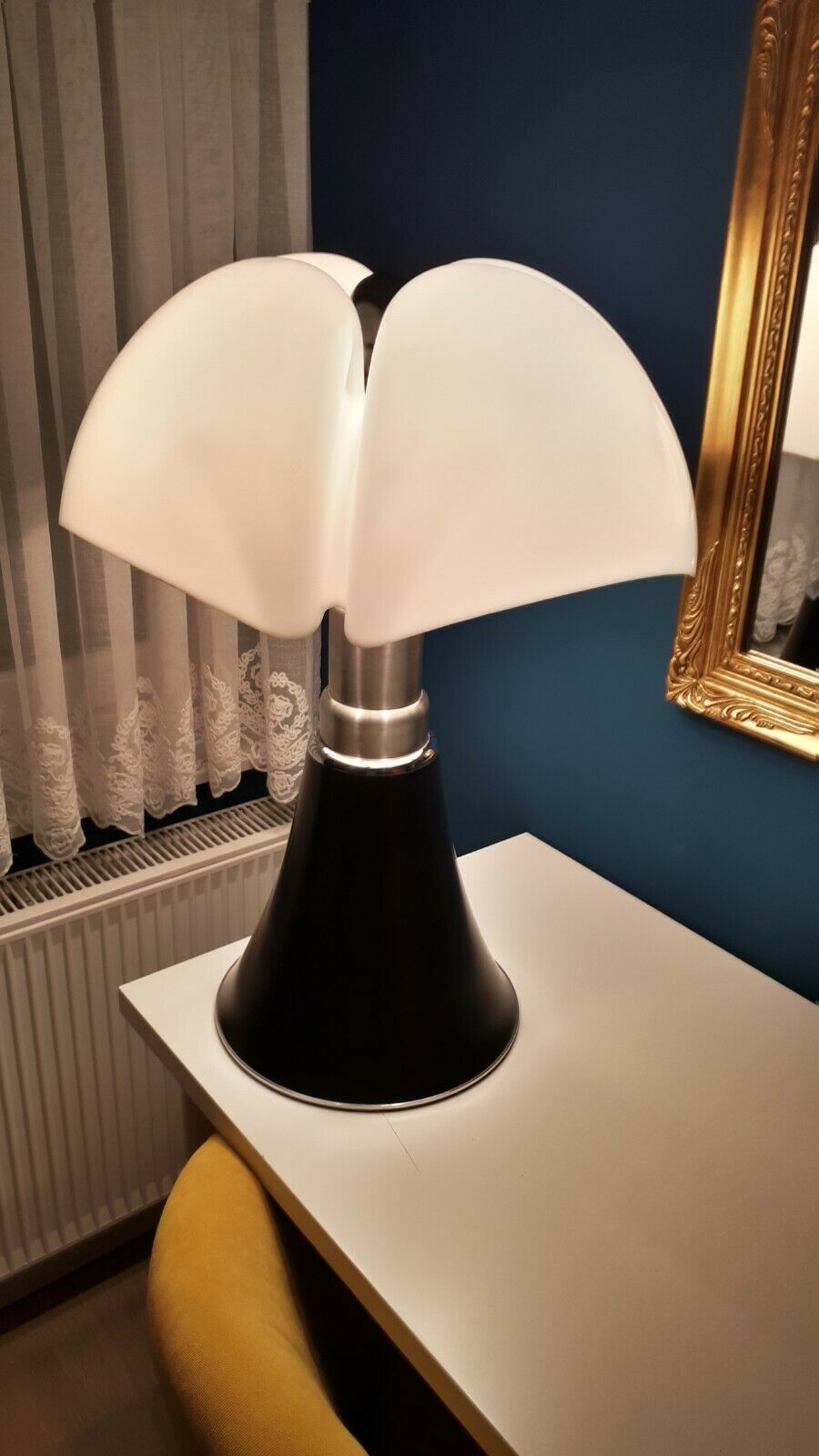 Martinelli Luce-Pipistrello-Gae Aulenti-Lampe de table original noir