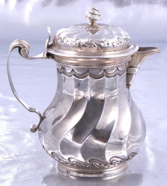 CANAUX/G.R.SANDOZ - BELLE VERSEUSE EGOISTE STYLE XVIII - ARGENT MASSIF MINERVE