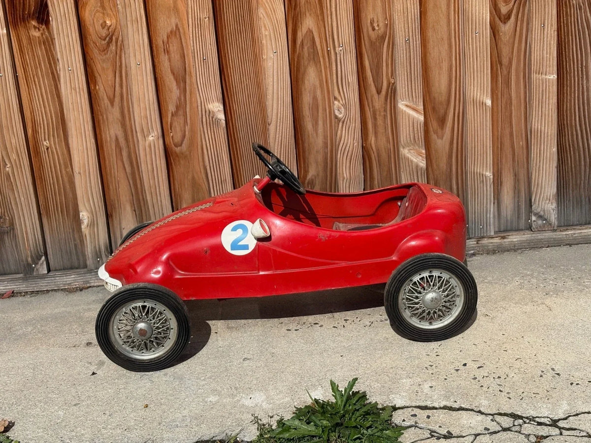 Voiture à pédales vintage Giordani Grand Prix n°2 – années 1960 – Made in Italy