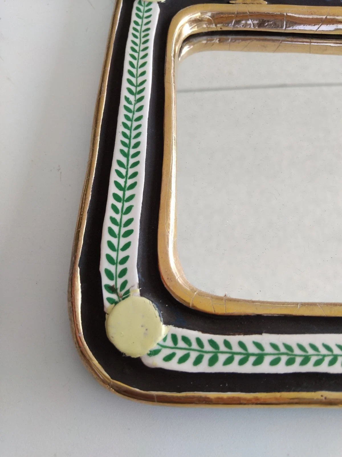 miroir mithé espelt Oiseau Vintage